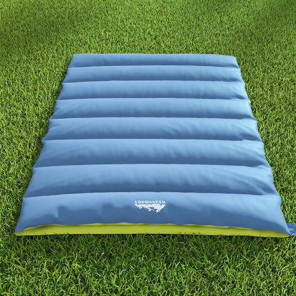 Weisshorn Double Sleeping Bag -5°C | Thermal 2-in-1 Camping Blanket for Hiking, Tent & Outdoor Adventures – Grey