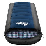 Weisshorn Single Sleeping Bag -20°C | Ultra-Warm 4-Season Thermal Sleeping Bag for Camping & Hiking - Blue