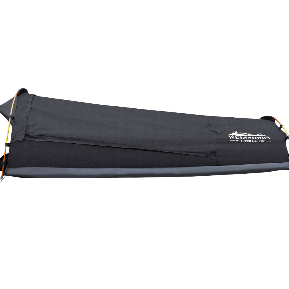 Weisshorn Biker Single Canvas Swag – Grey