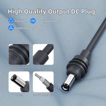 Starlink Mini 3-in-1 DC Power Cable 3.0M, USB C, DC Plug and Cigarette Lighter Plug
