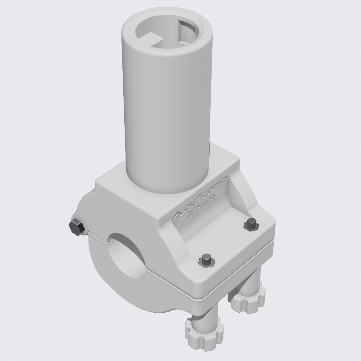 Starlink Gen 2 Marine Mount – UV-Resistant Rail Mount (Fits 32mm / 25mm Tubes)