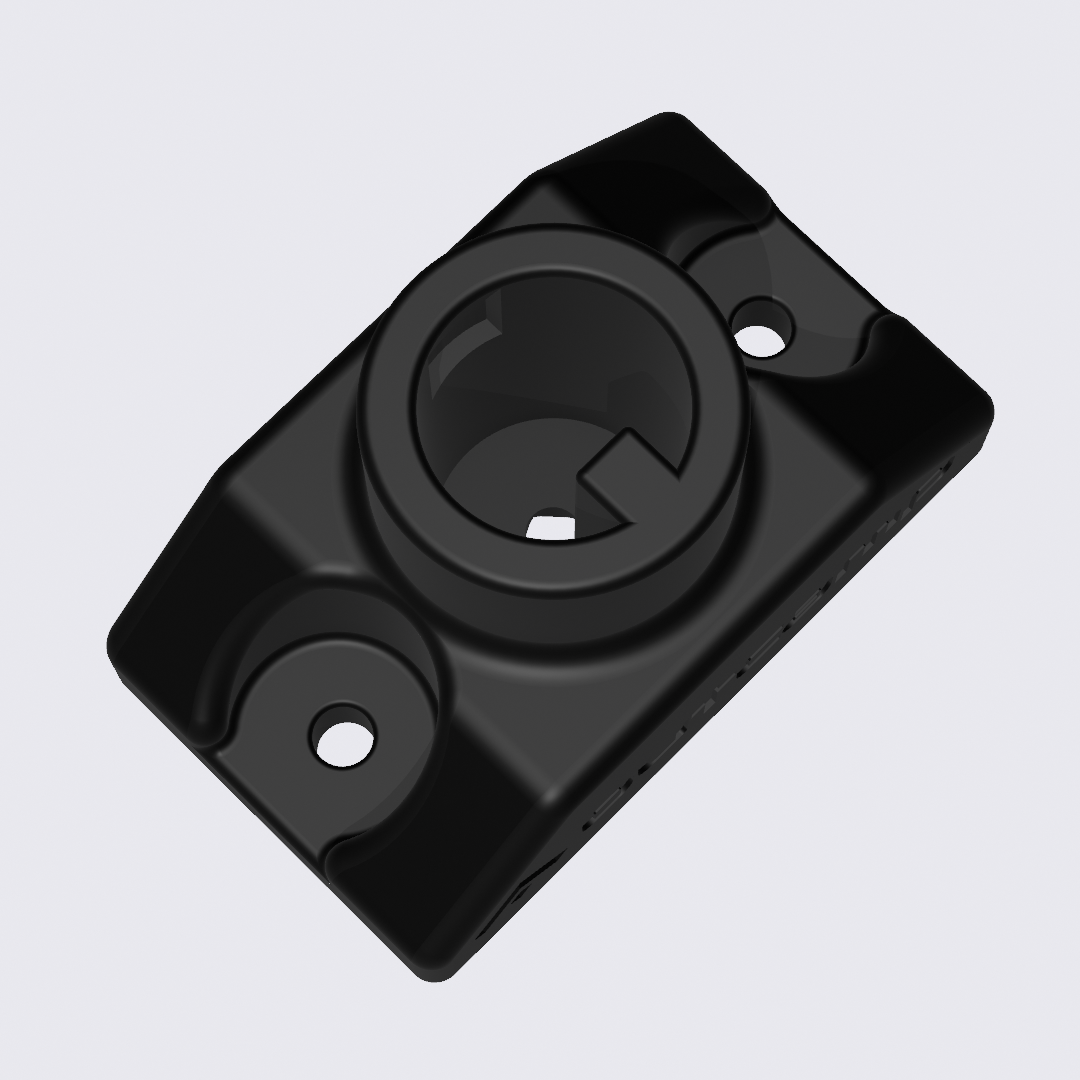 Starlink Gen 2 Roof Rack Mount – UV-Resistant Flat Base Mount