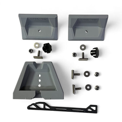 Starlink Gen 3 Roof Rack Mount – Flat Secure 3-Point System (Black / Grey)