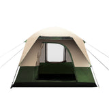 Weisshorn 4-Person Family Camping Tent – Green