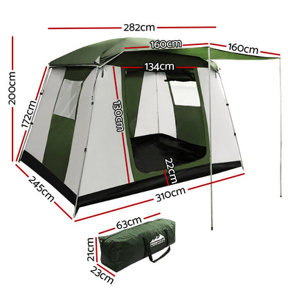 Weisshorn Camping Tent – 6 Person Family Dome