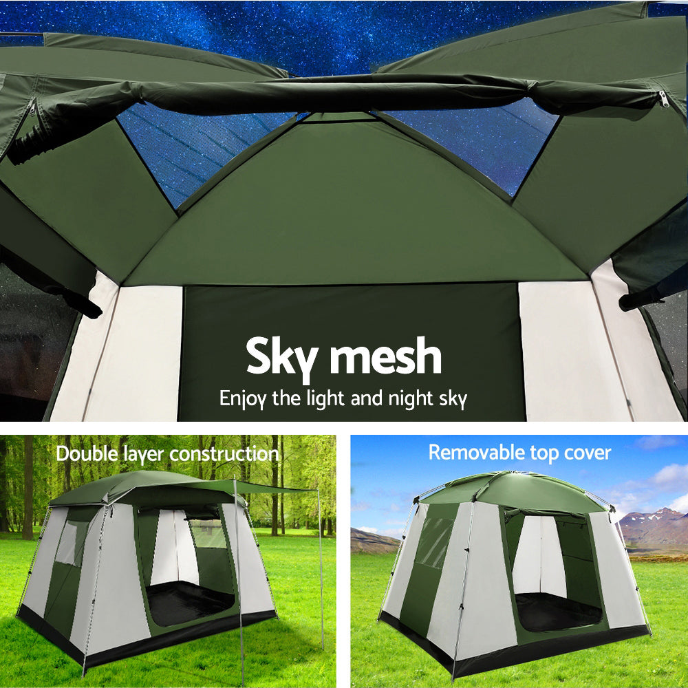 Weisshorn Camping Tent – 6 Person Family Dome