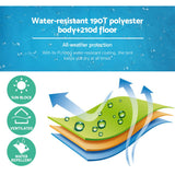 Weisshorn Double Camping Shower & Toilet Tent – Outdoor Privacy Enclosure