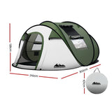 Weisshorn Instant Up Camping Tent – 4–5 Person