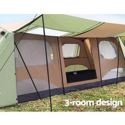 Weisshorn Instant Up Camping Tent – 10 Person