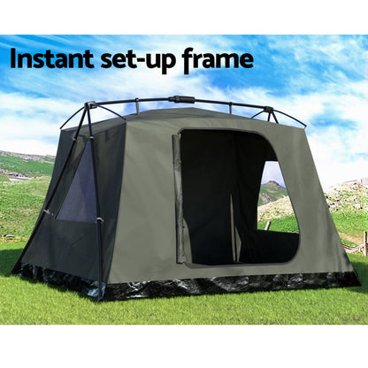Weisshorn Instant Up Camping Tent – 2–3 Person