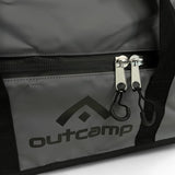 Toilet cassette storage bag with zip closure close up