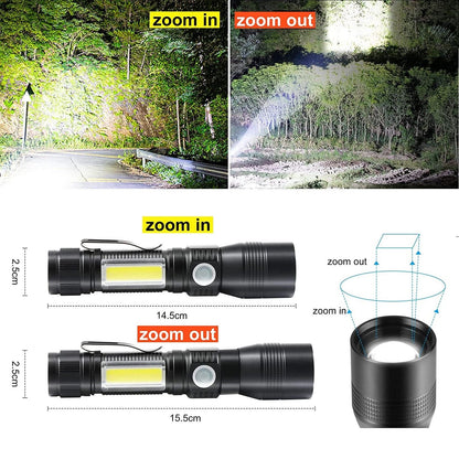 7-in-1 Rechargeable UV Flashlight – Versatile, Powerful, Waterproof
