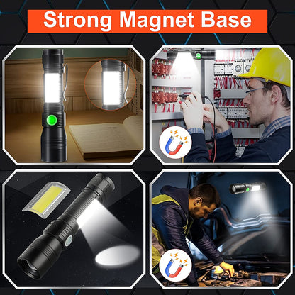 7-in-1 Rechargeable UV Flashlight – Versatile, Powerful, Waterproof