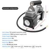Portable 12V Air Compressor – Heavy-Duty Tyre Inflator & Deflator