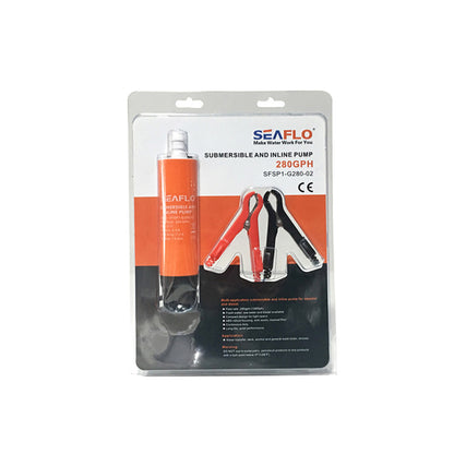 SEAFLO 12V Inline / Submersible Pump - 17L per minute