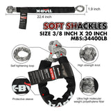 X-BULL 4WD Recovery Kit soft shackles