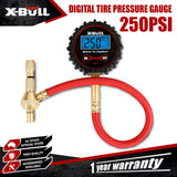 X-BULL Tyre Deflator with Digital Pressure Gauge – 250PSI LED Display | For Car, Motorcycle, and 4WD