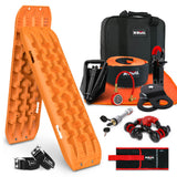 X-BULL Winch Recovery Kit with Snatch Strap & Gen 3.0 Recovery Tracks - Orange