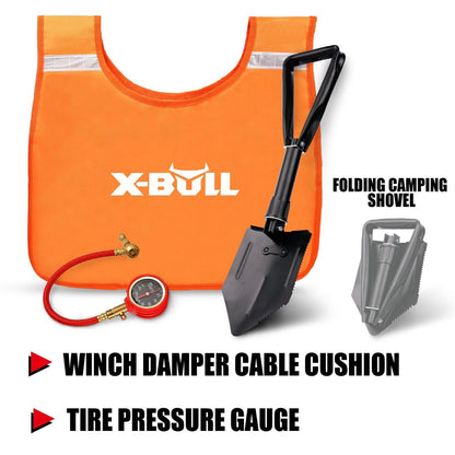 X-BULL 12-Piece Winch Recovery Kit – The Ultimate Off-Road 4X4 Solution