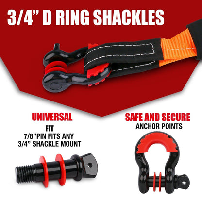 X-BULL 12-Piece Winch Recovery Kit – The Ultimate Off-Road 4X4 Solution
