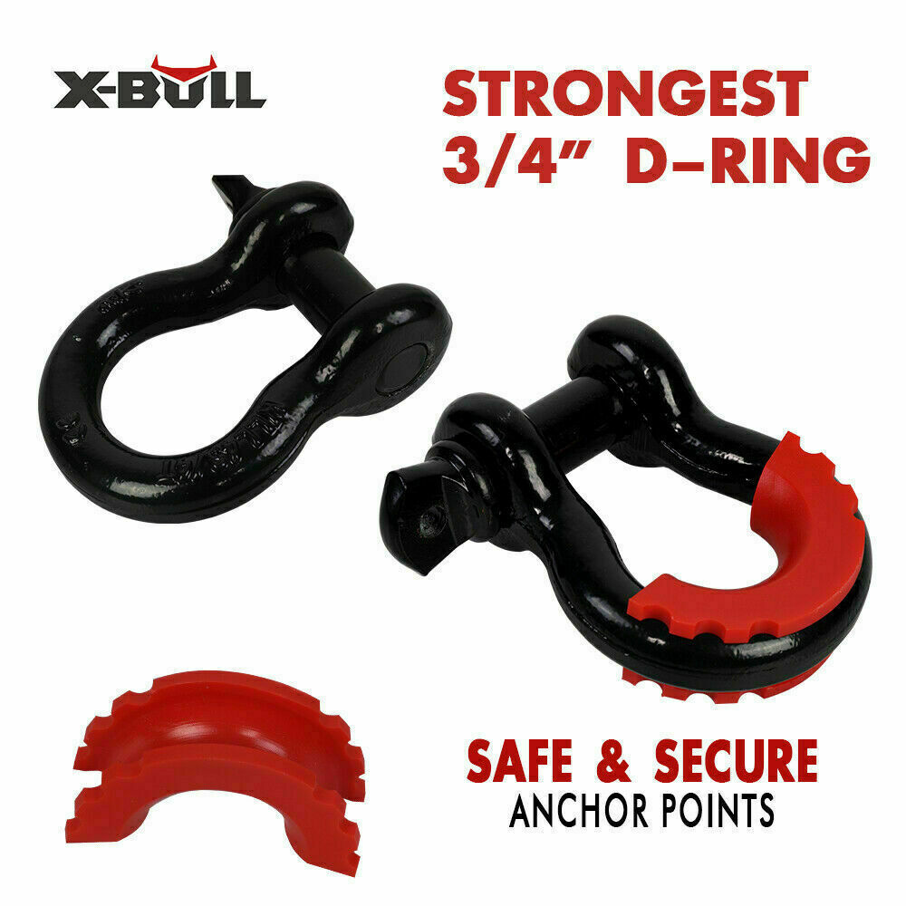 X-BULL 8-Piece Winch Accessory Kit – Ultimate 4WD Recovery Kit