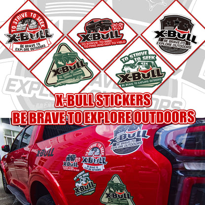 X-BULL 6-Piece 4X4 Off-Road Recovery Kit – Kinetic Rope, Snatch Strap & Winch Damper