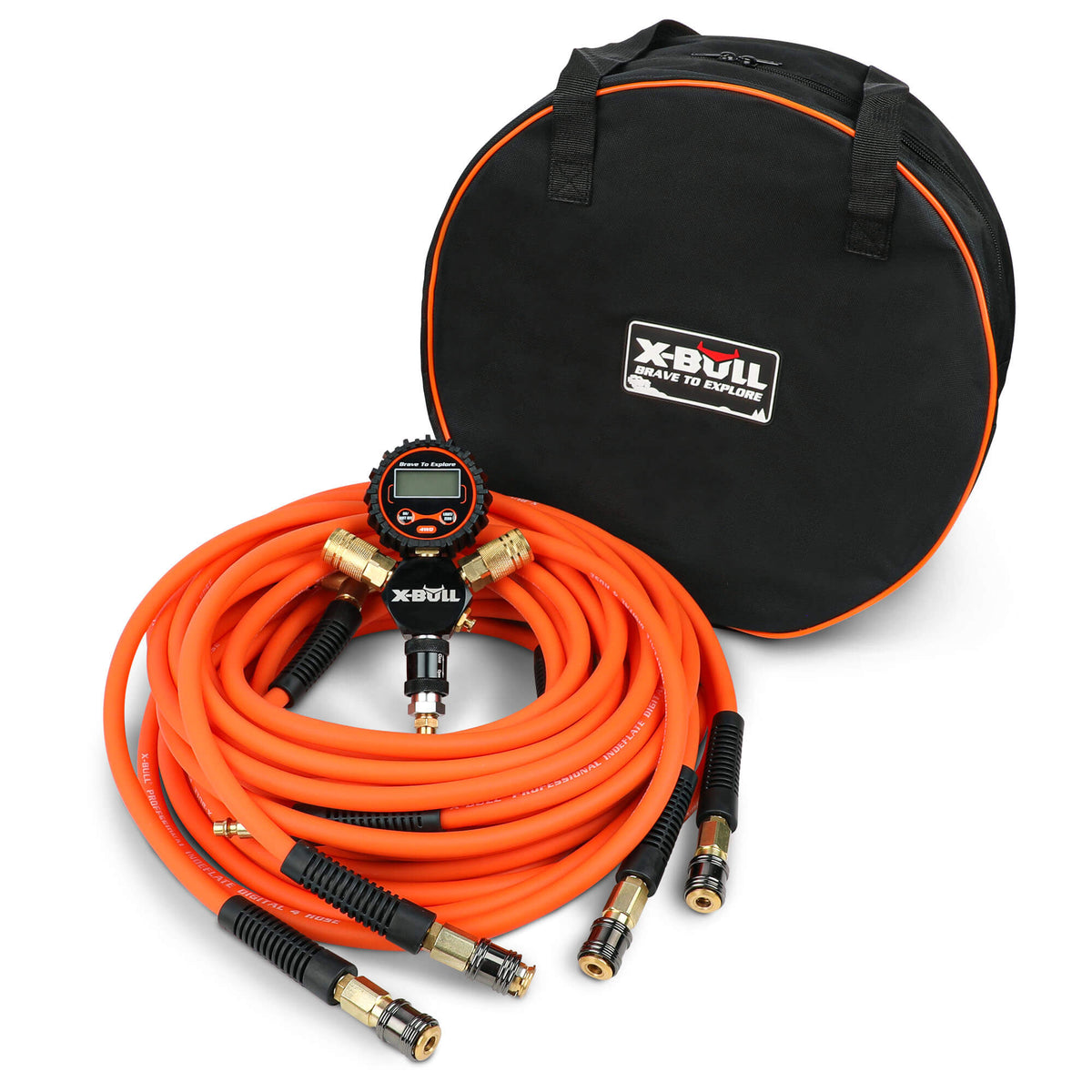 X-BULL Indeflate Digital 4-Hose Tyre Inflation & Deflation System – 4WD Pressure Equaliser