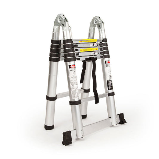Bullet 3.8m Multipurpose Telescopic Folding Ladder – Compact, Versatile & Caravan-Ready