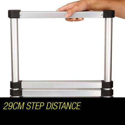 Bullet 3.8m Telescopic Aluminium Ladder – Portable, Compact & Built for Outdoor Adventure