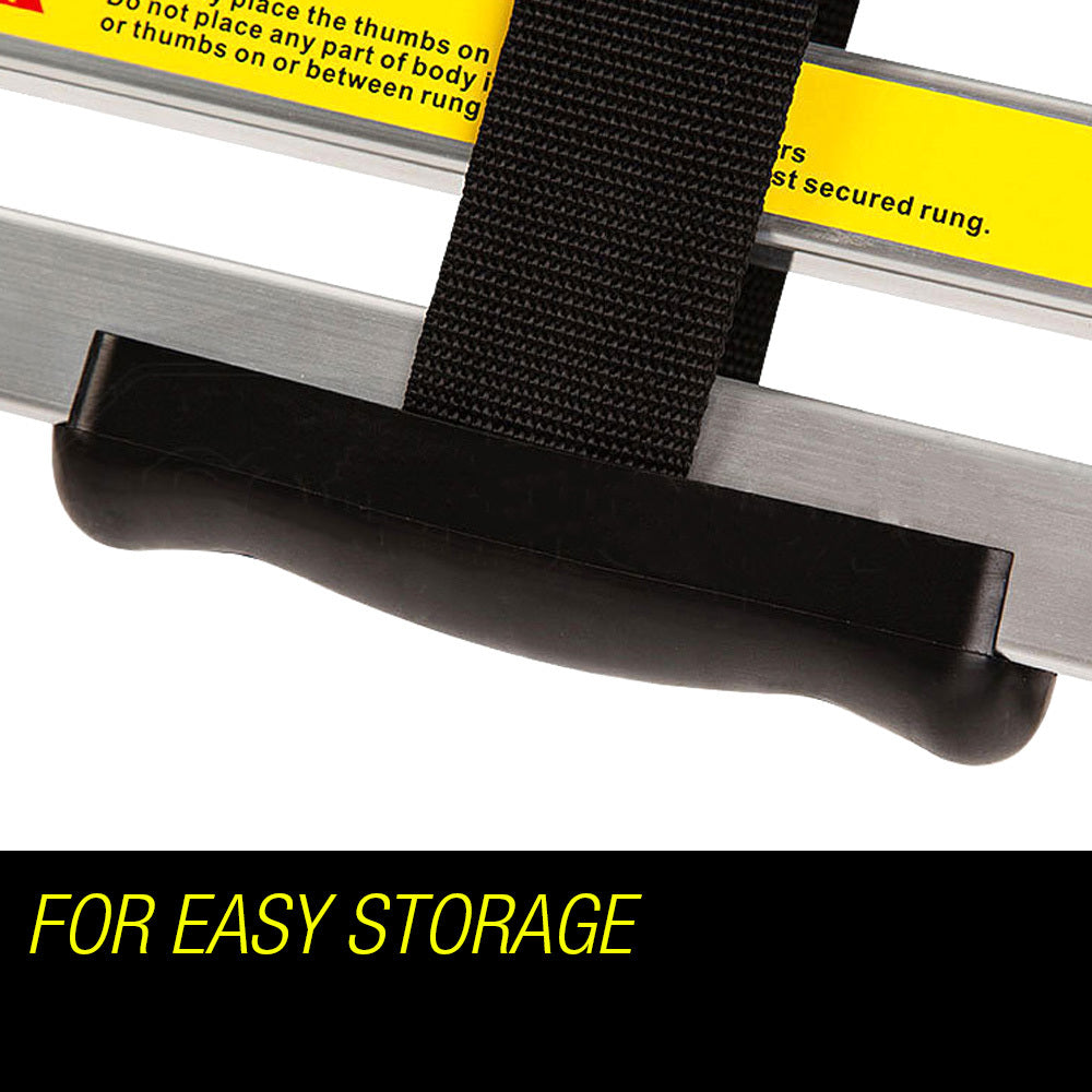 Bullet 3.8m Telescopic Aluminium Ladder – Portable, Compact & Built for Outdoor Adventure