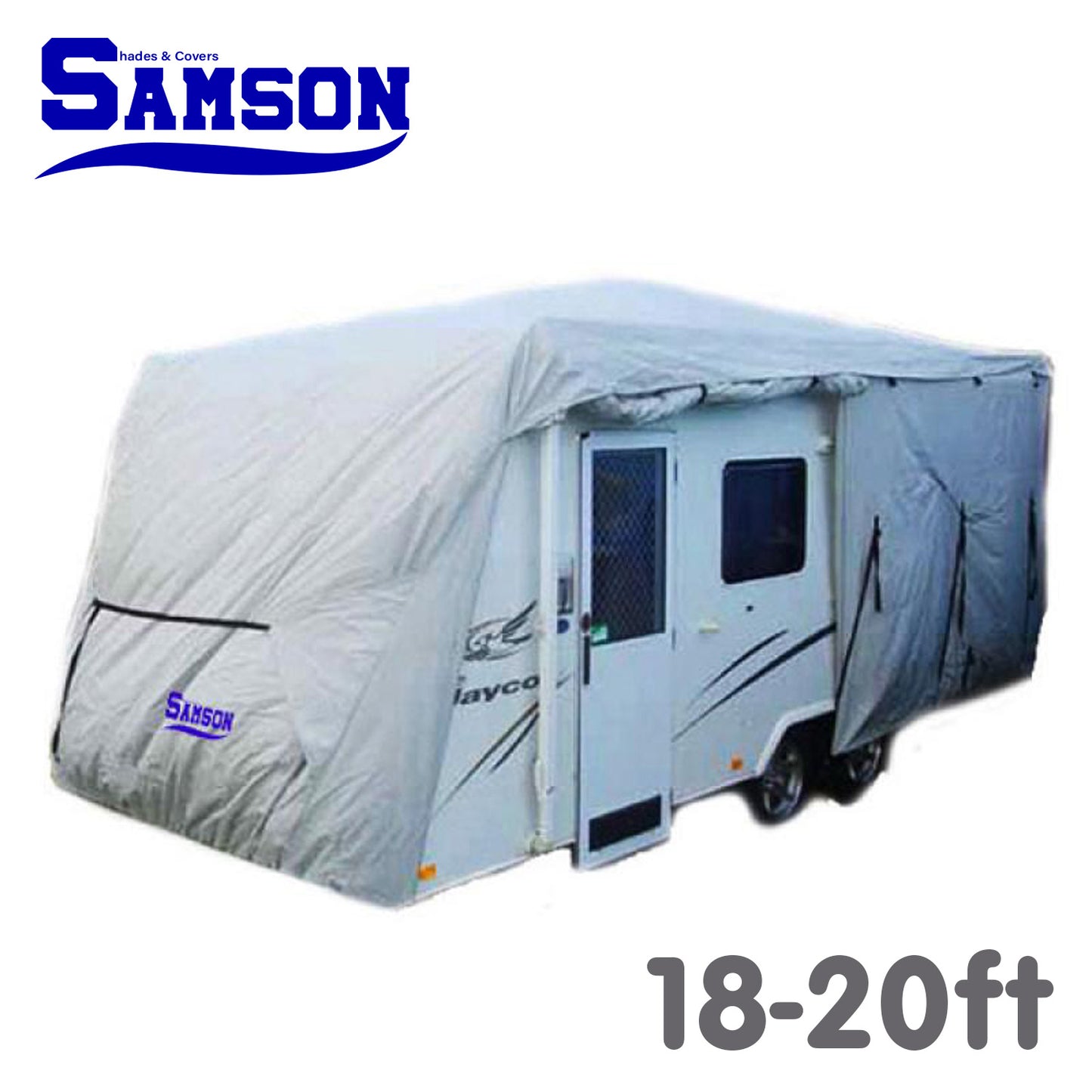 Samson Heavy Duty Caravan Cover 18-20ft - Waterproof, UV-Treated & Breathable