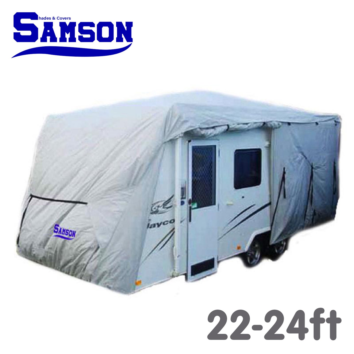 Samson Heavy Duty Caravan Cover 22-24ft - Waterproof, UV-Treated & Breathable