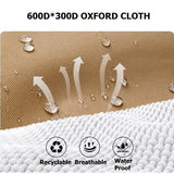 RAZOJESS Moon Chair – Folding Outdoor Camping Chair with High Back Support | Blue