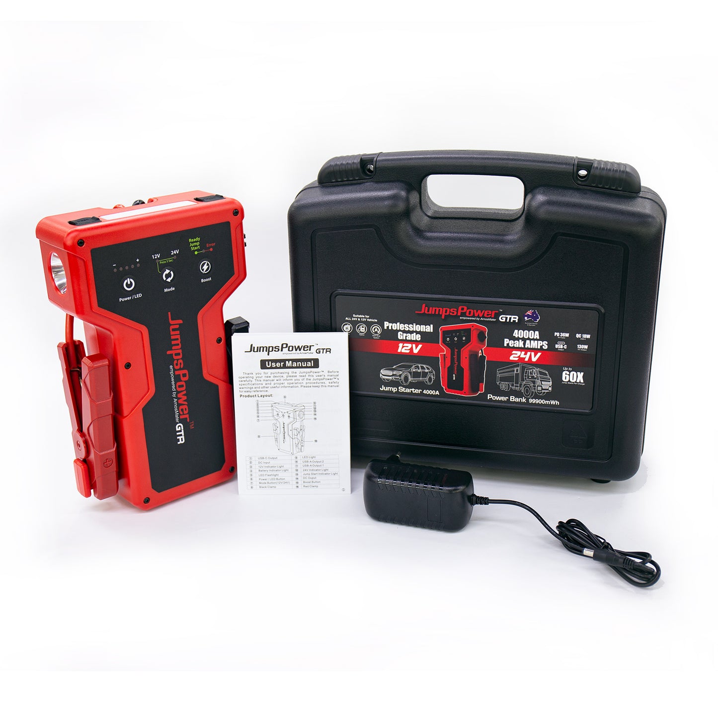 JumpsPower GTR 4000A Jump Starter & Power Bank