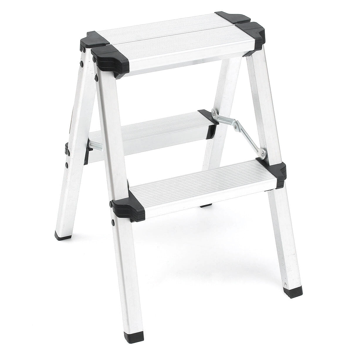 HORUSDY 2-Step Folding Ladder – Compact, Lightweight & Built for Camping and Caravan Life