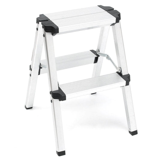 HORUSDY 2-Step Folding Ladder – Compact, Lightweight & Built for Camping and Caravan Life