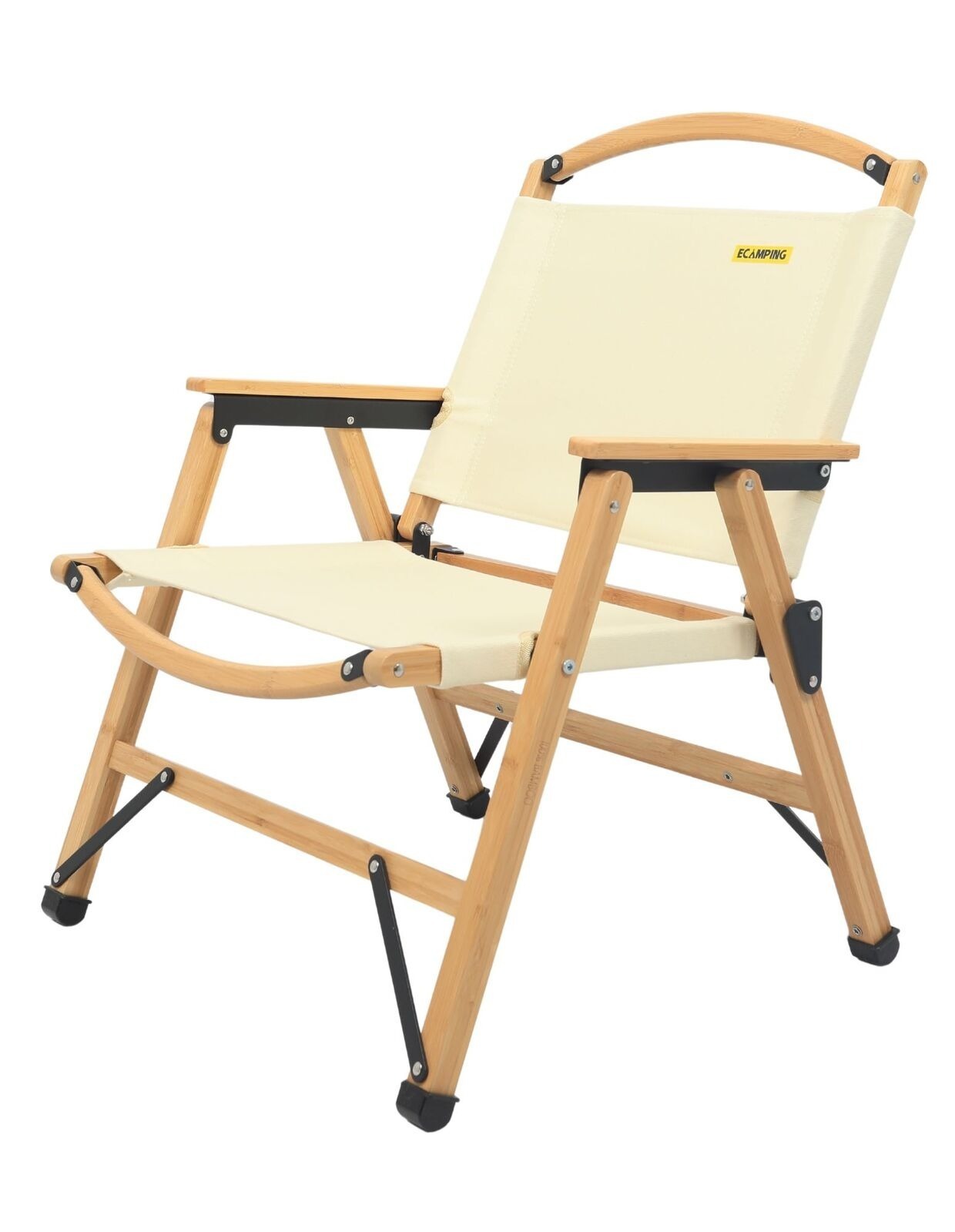 2 Chairs & 1 Table Bamboo Camping Set – Portable Outdoor Picnic Furniture