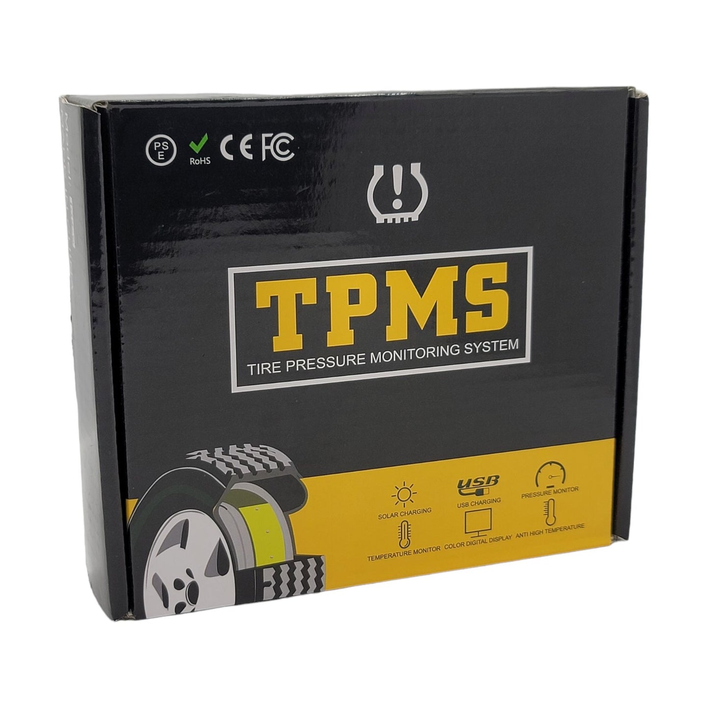HRIDZ 1050 Solar Wireless TPMS – Car Tyre Pressure Monitoring System