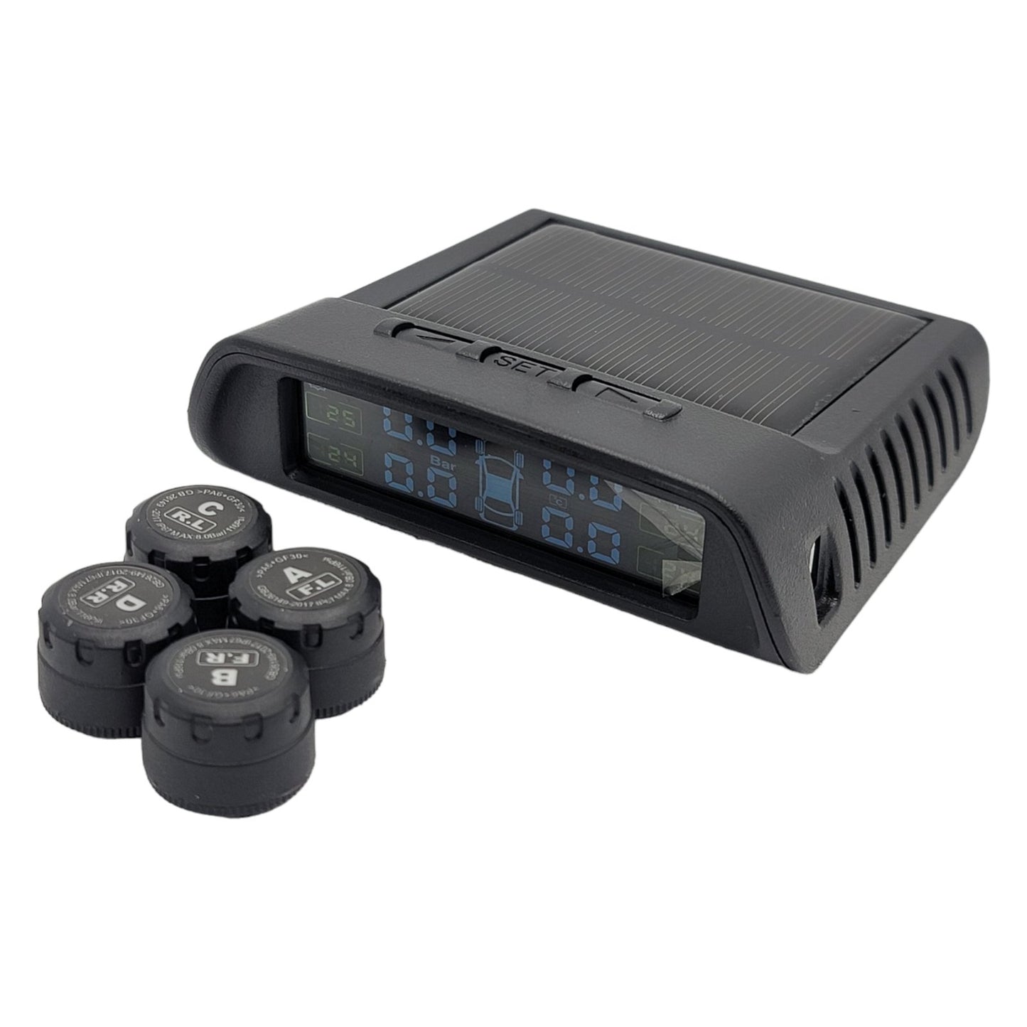 HRIDZ 1050 Solar Wireless TPMS – Car Tyre Pressure Monitoring System