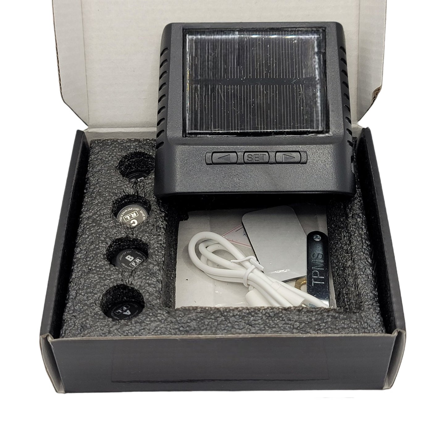HRIDZ 1050 Solar Wireless TPMS – Car Tyre Pressure Monitoring System