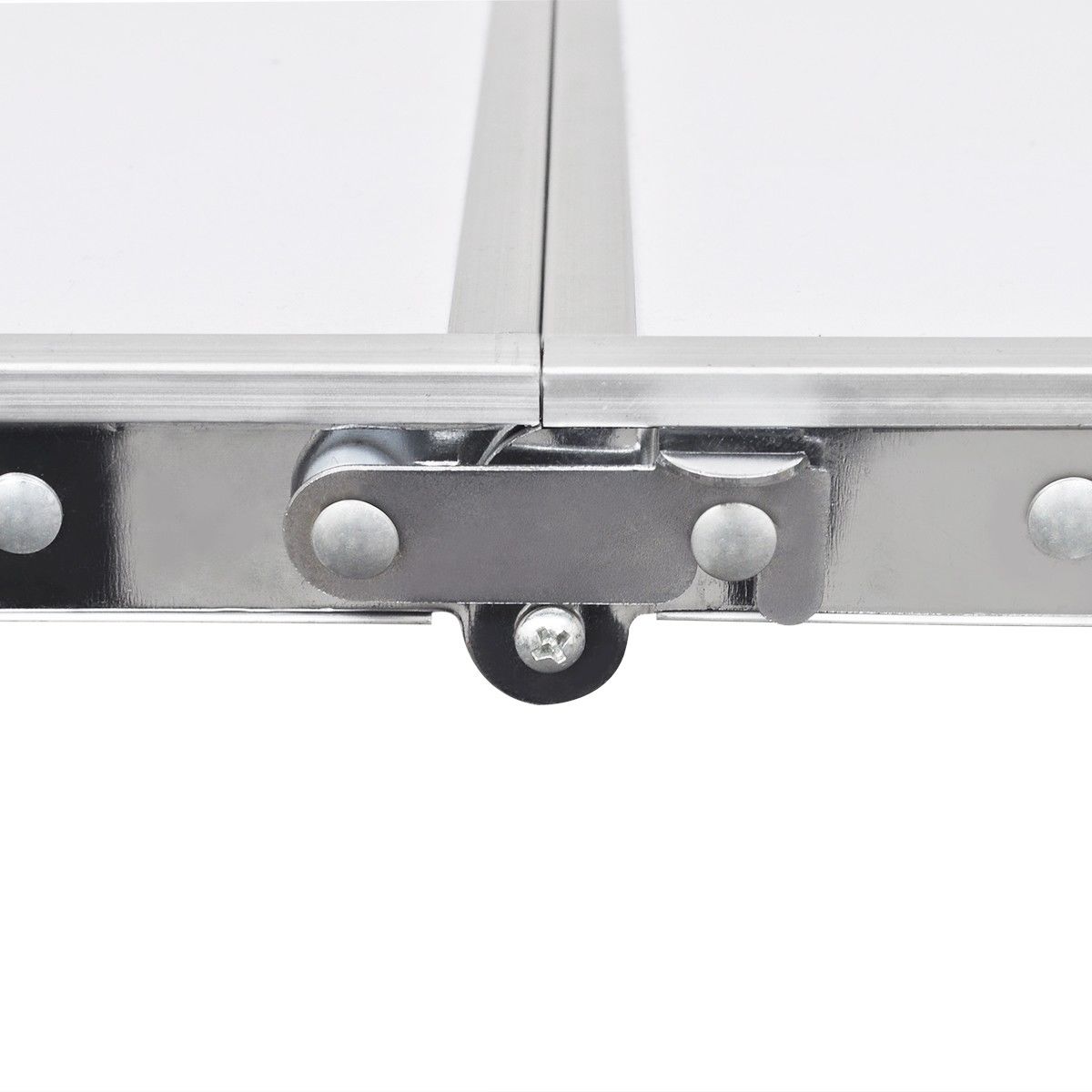 Aluminium Folding Portable Camping & Picnic Table – 120 x 60cm (White)