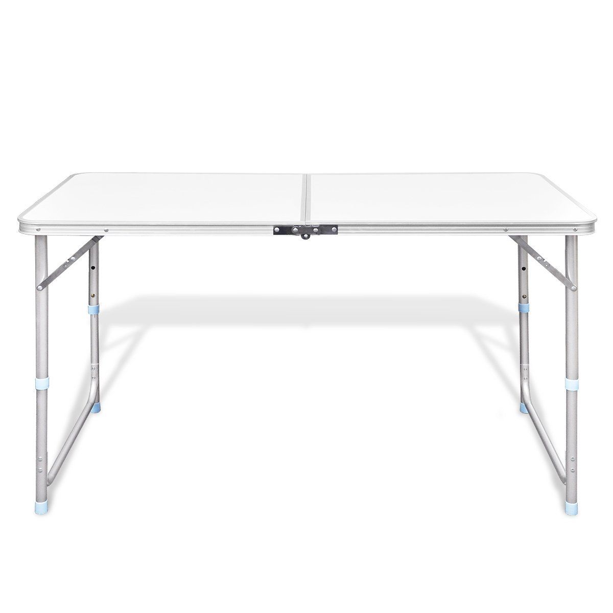 Aluminium Folding Portable Camping & Picnic Table – 120 x 60cm (White)