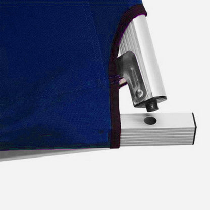 Camping Bed Folding Stretcher Lightweight w/ Carry Bag – Blue