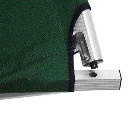 Camping Bed Folding Stretcher Lightweight w/ Carry Bag – Green