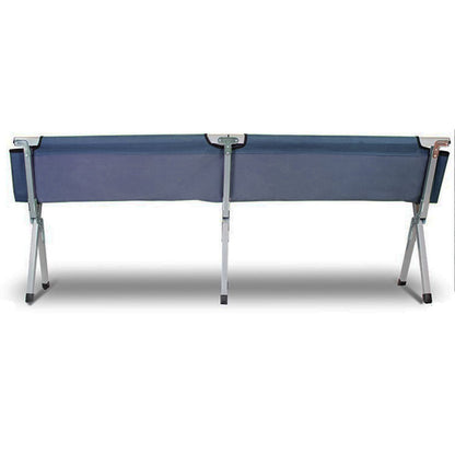 Camping Bed Folding Stretcher Lightweight w/ Carry Bag – Navy