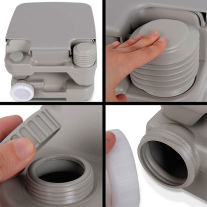 10L Outdoor Portable Camping Toilet with Carry Bag – Lightweight, Leak-Proof & Travel-Ready