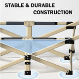 Camping Portable Folding Stretcher Bed – Recliner Mat (Grey)