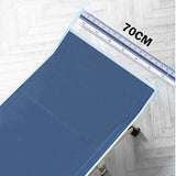 Camping Portable Folding Stretcher Bed – Recliner Mat (Navy)