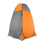 Pop Up Camping Shower Toilet Tent – Outdoor Privacy Change Room Shelter (Orange)