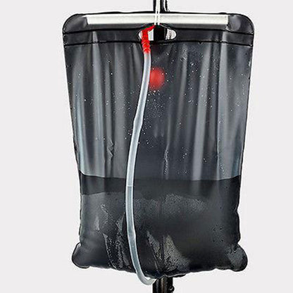 Pop-Up Portable Privacy Shower Tent & 20L Camping Shower Bag – Orange